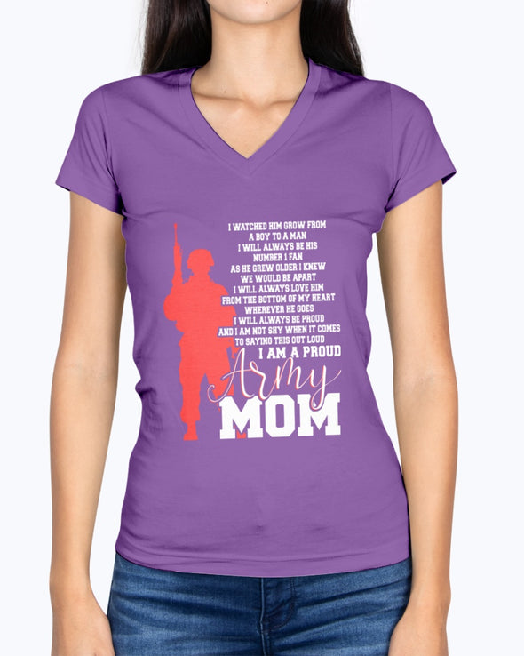 Proud Army Mom Not Shy T-shirts