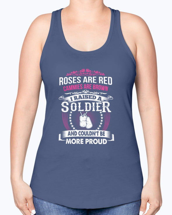 Proud Army Mom Roses Are Red T-shirts - MotherProud