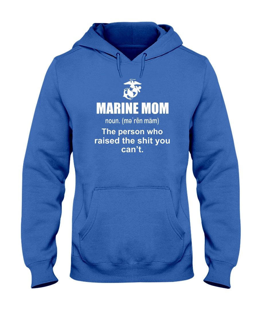 marine mom hoodie