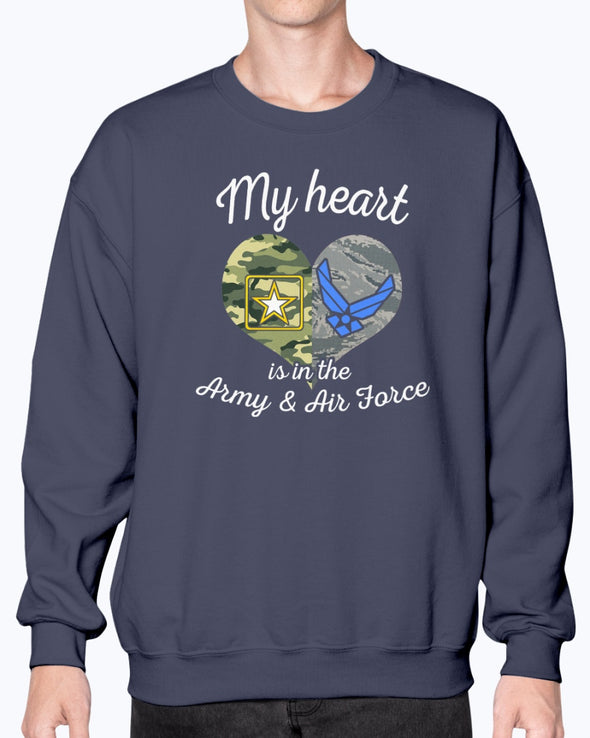 Proud Army Air Force Mom My Heart Other Styles - MotherProud