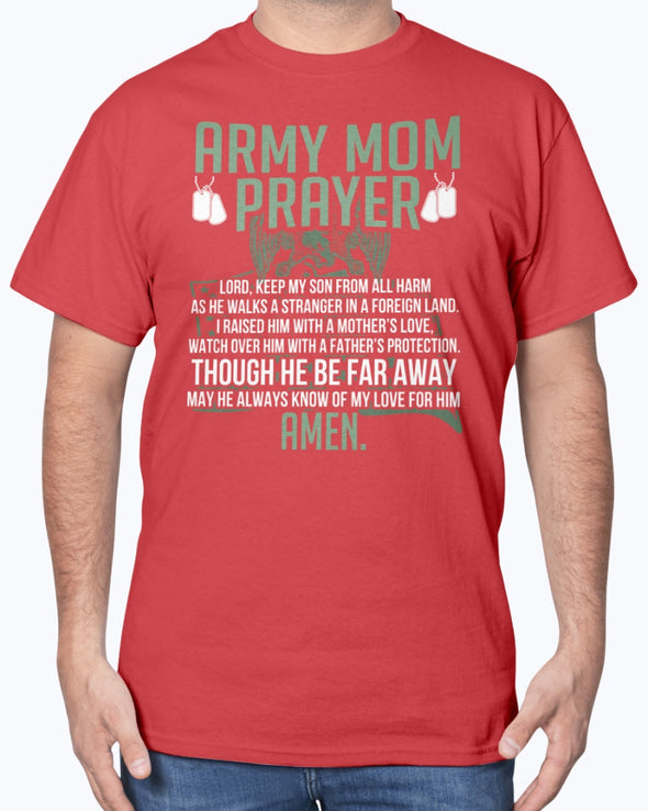 US Army Mom Prayer T-shirts