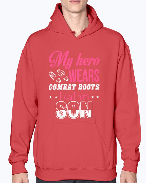 Military Mom Hero Combat Boots T-shirts