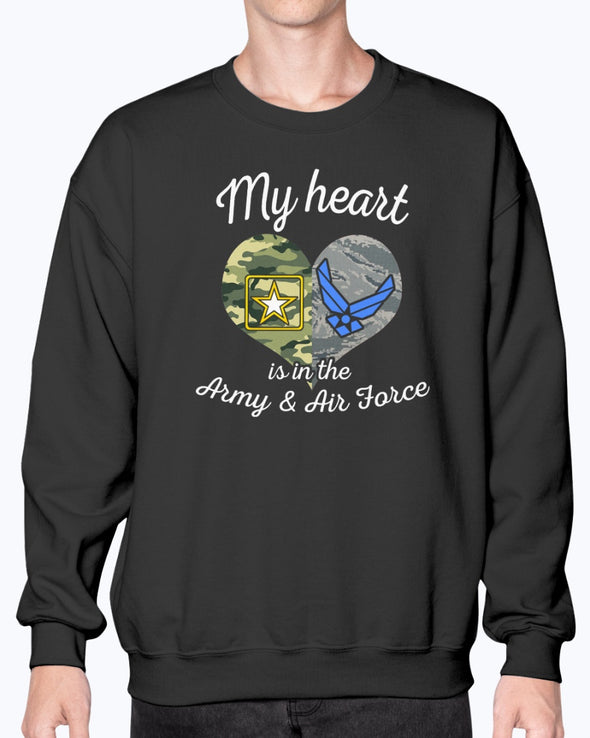Proud Army Air Force Mom My Heart Other Styles - MotherProud