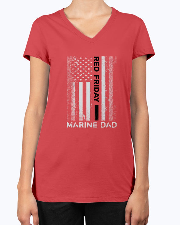 RED Friday Marine Dad T-shirts - MotherProud