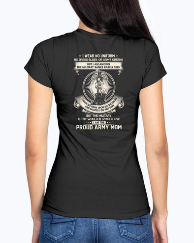 US Army Mom The Silent Ranks T-shirts - MotherProud