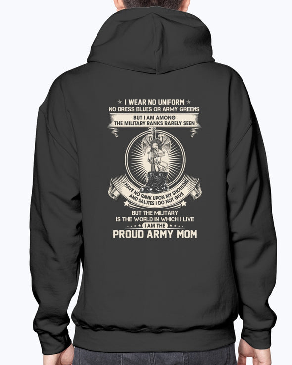US Army Mom The Silent Ranks T-shirts - MotherProud