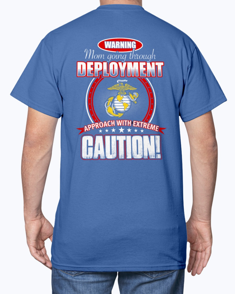 Marine Mom Approach with Caution T-shirts – MotherProud