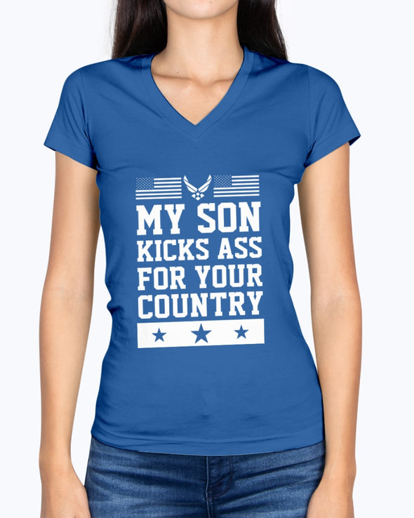 Proud Air Force Mom Kick Ass T-shirts - MotherProud
