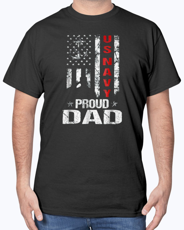 Proud U.S Navy Dad T-shirts - MotherProud