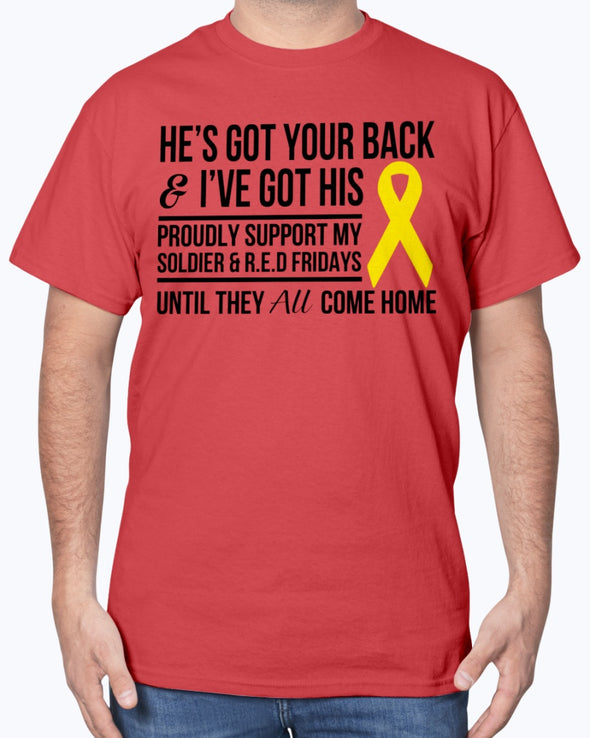 Army Parent RED Friday Proudly Support T-shirts - MotherProud