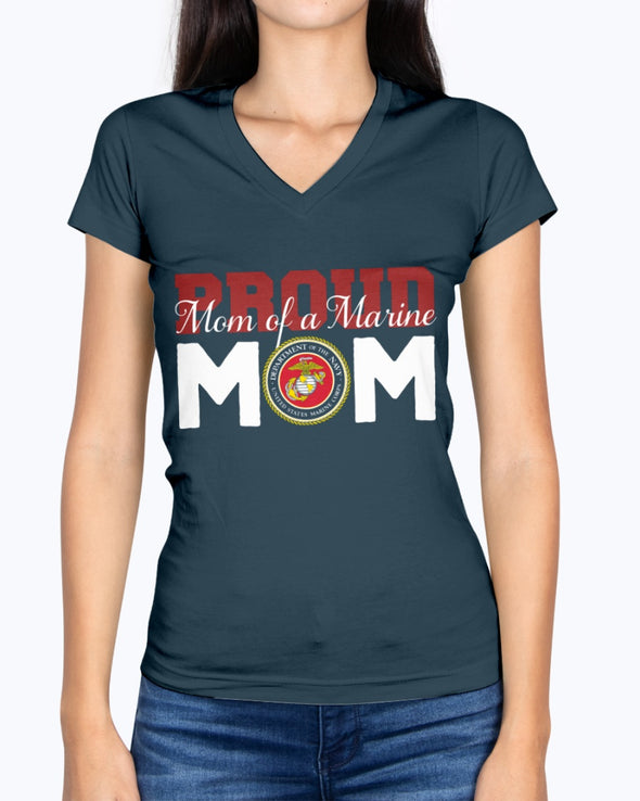 US Proud Mom of a Marine T-shirts