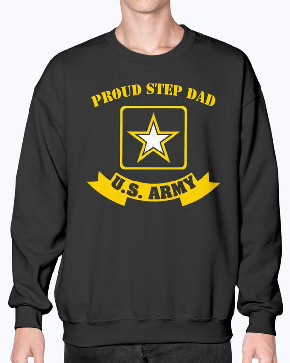 Proud Step Dad US Army T-shirts - MotherProud