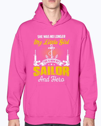 Proud Navy Mom Daughter No Longer Pink Hoodie - MotherProud