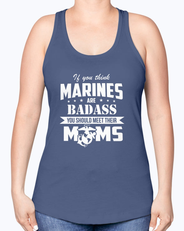 US Marine Mom Badass T-shirts