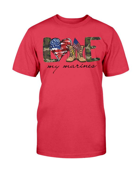 Marine Family Love Symbol Plural T-shirts – MotherProud