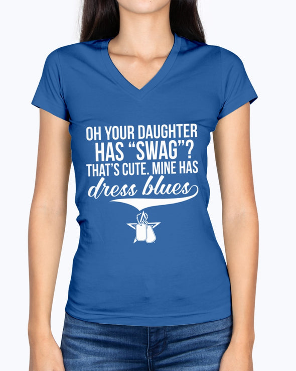 US Army Mom Daughter Dress Blues T-shirts