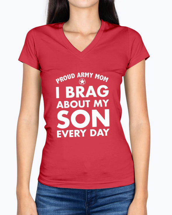 Proud Army Mom Brag Every Day T-shirts