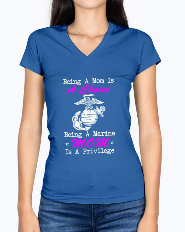 Proud Marine Mom Is Privilege T-shirts