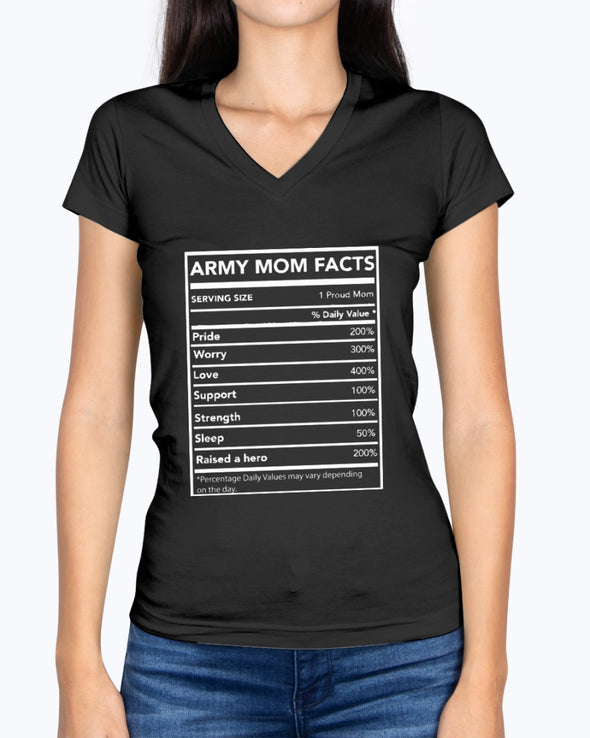Proud Army Mom Facts T-shirts - MotherProud