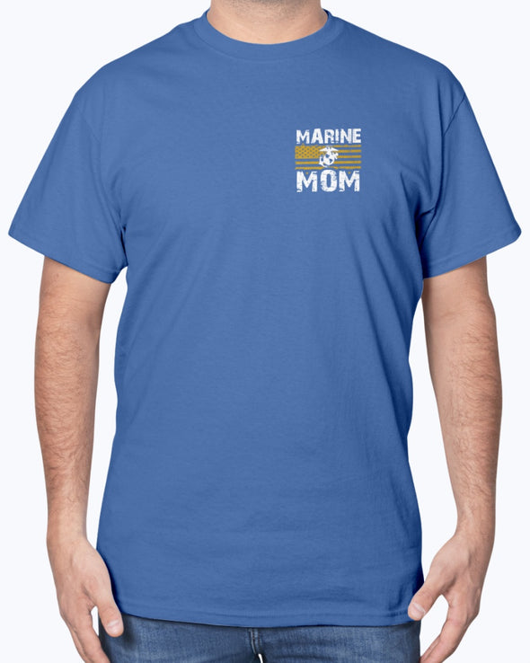 Proud Marine Mom 2 Percents T Shirts Motherproud
