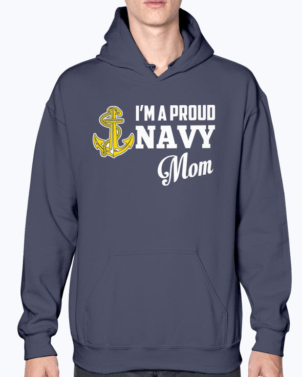 I'm A Proud Navy Mom Anchor T-shirts - MotherProud