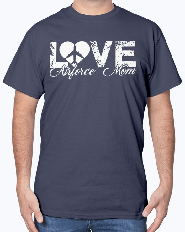 US Air Force Mom LOVE T-shirts