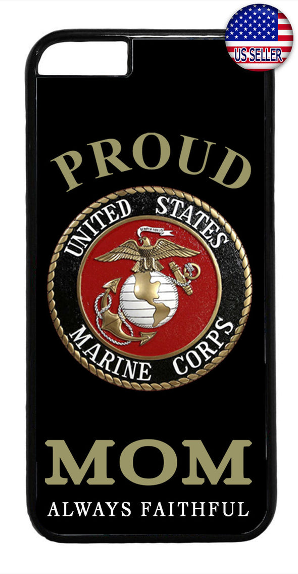 Proud US Marine Mom iPhone Case Cover - MotherProud