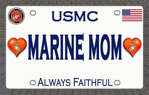 Marine Mom Magnetic Car Sign - MotherProud