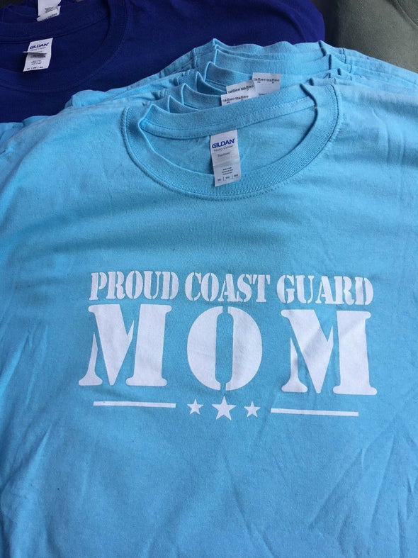 Proud Coast Guard Mom Stars T-shirts - MotherProud