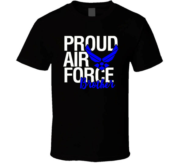 Proud Air Force Brother Logo T-shirts - MotherProud