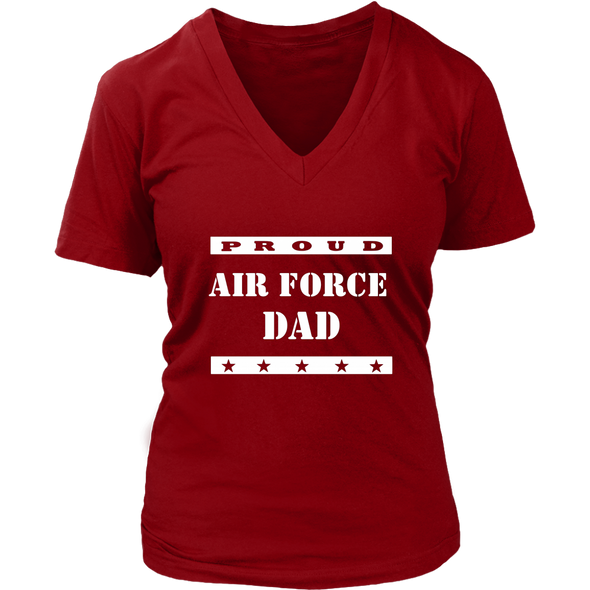 Mens Mens Proud Air Force Dad T Shirt USA Patriotic Military Tee - MotherProud