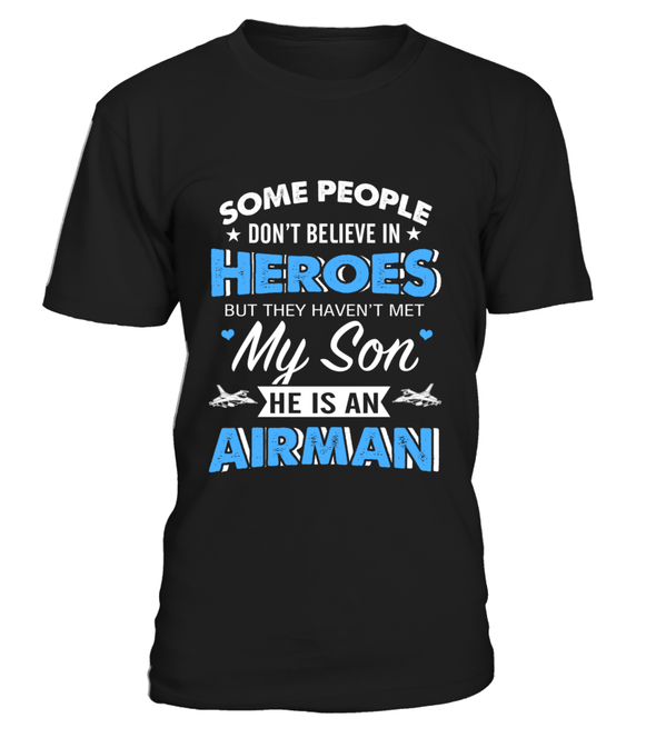 Air Force Mom Believe In Heroes T-shirts - MotherProud