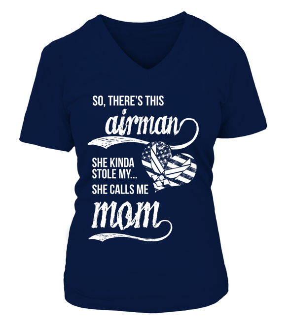 Air Force Mom Daughter Stole My Heart T-shirts - MotherProud
