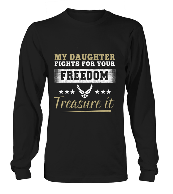Air Force Mom Daughter Treasure It T-shirts - MotherProud
