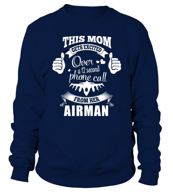Air Force Mom Gets Excited T-shirts - MotherProud
