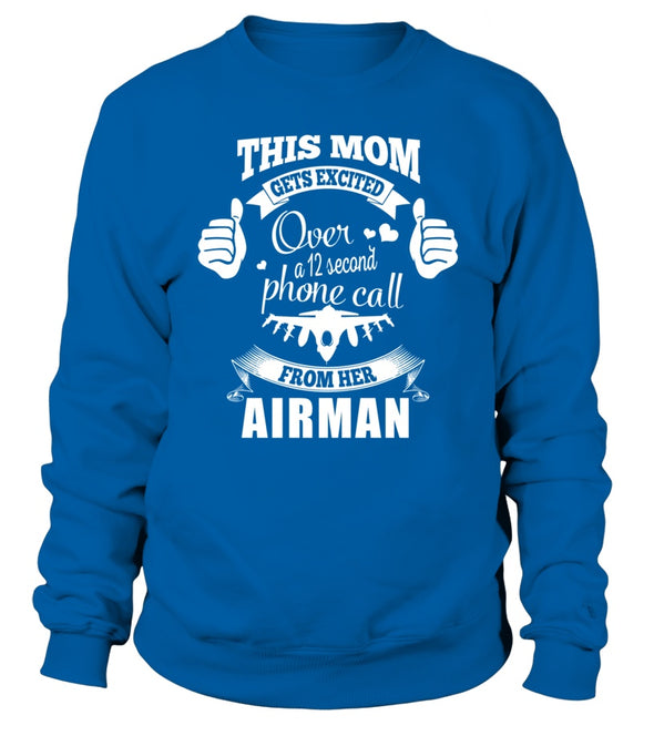 Air Force Mom Gets Excited T-shirts - MotherProud