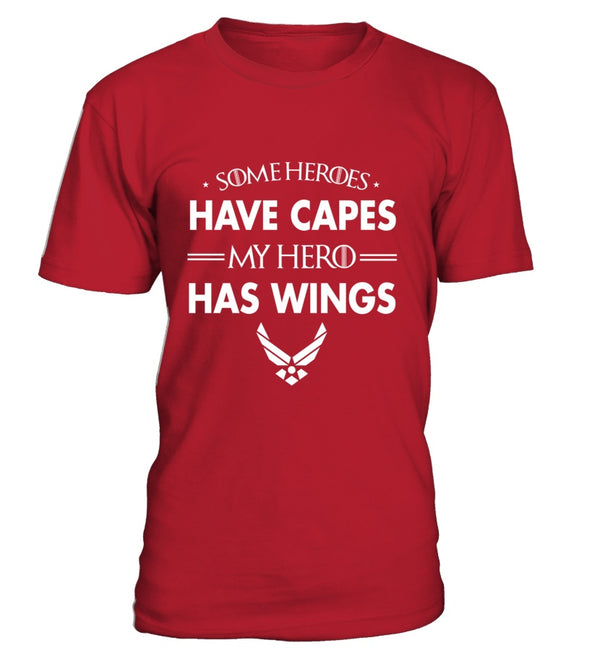 Air Force Mom My Hero Has Wings T-shirts - MotherProud