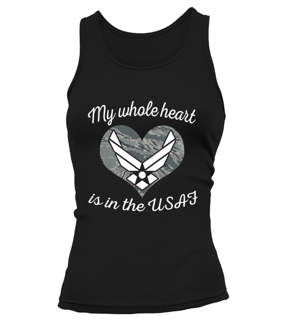 Air Force Mom My Whole Heart T-shirts - MotherProud