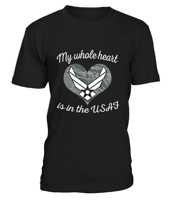 Air Force Mom My Whole Heart T-shirts - MotherProud