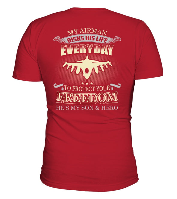Air Force Mom Protects Your Freedom T-shirts - MotherProud