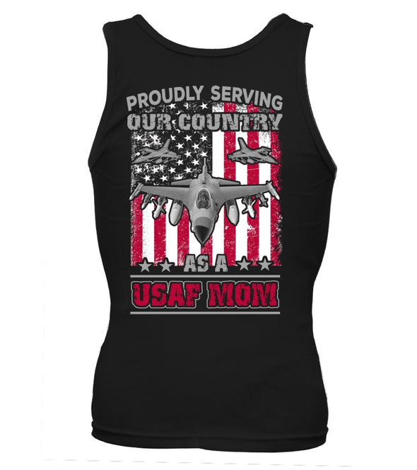 Air Force Mom Proudly Serving T-shirts - MotherProud