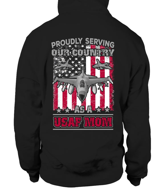 Air Force Mom Proudly Serving T-shirts - MotherProud