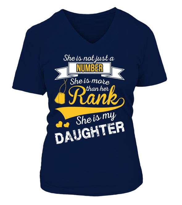 Army Marine Mom Daughter More Than Rank T-shirts - MotherProud
