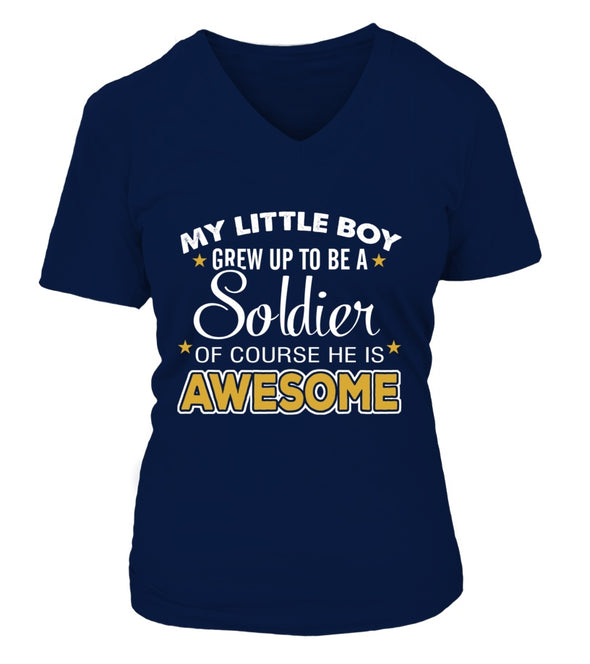 Army Mom Awesome T-shirts - MotherProud