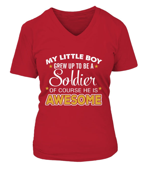 Army Mom Awesome T-shirts - MotherProud