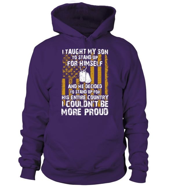 Army Mom Couldn't Be More Proud Front T-shirts - MotherProud