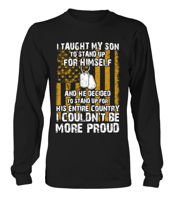 Army Mom Couldn't Be More Proud Front T-shirts - MotherProud