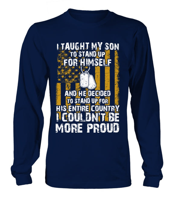 Army Mom Couldn't Be More Proud Front T-shirts - MotherProud