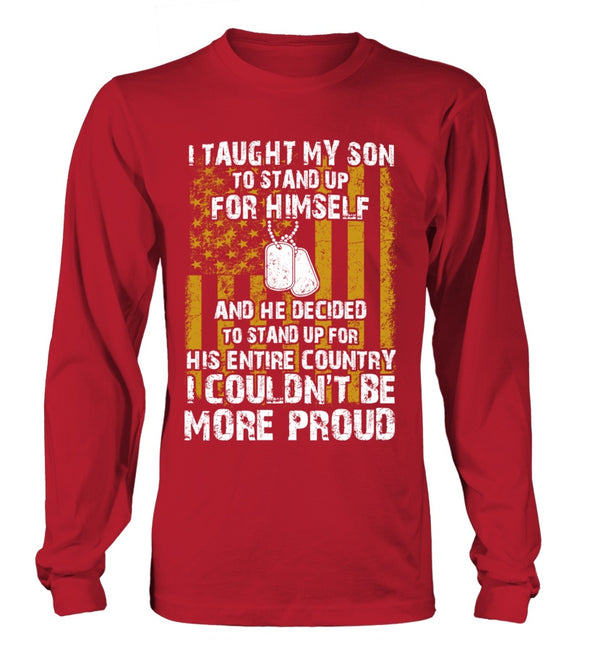 Army Mom Couldn't Be More Proud Front T-shirts - MotherProud