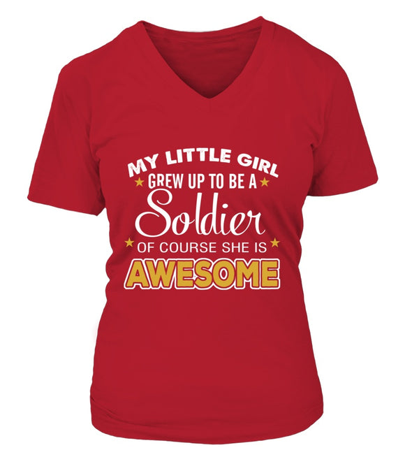 Army Mom Daughter Awesome T-shirts - MotherProud